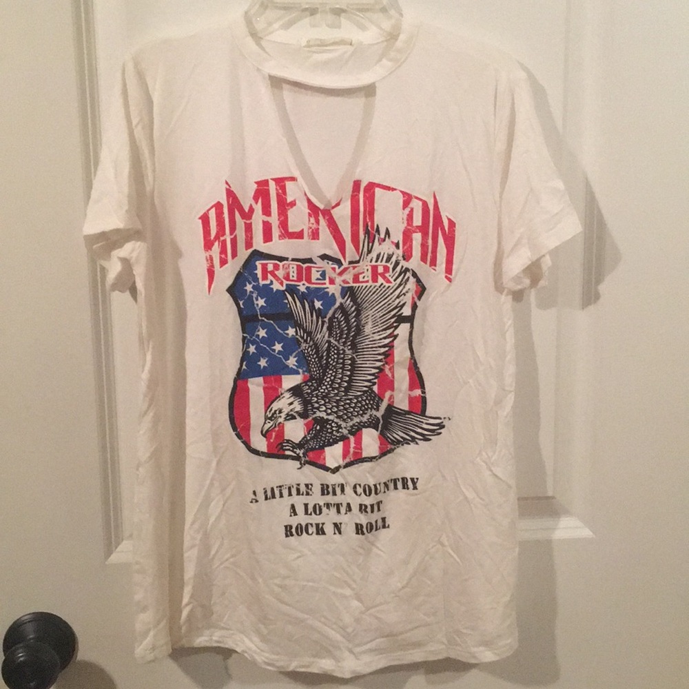 NEW! Neck cut out Tee